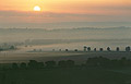 Sunrise at Stigliano near Siena